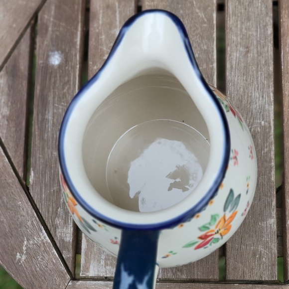 Polish Pottery Pitcher - Picture 5 of 7
